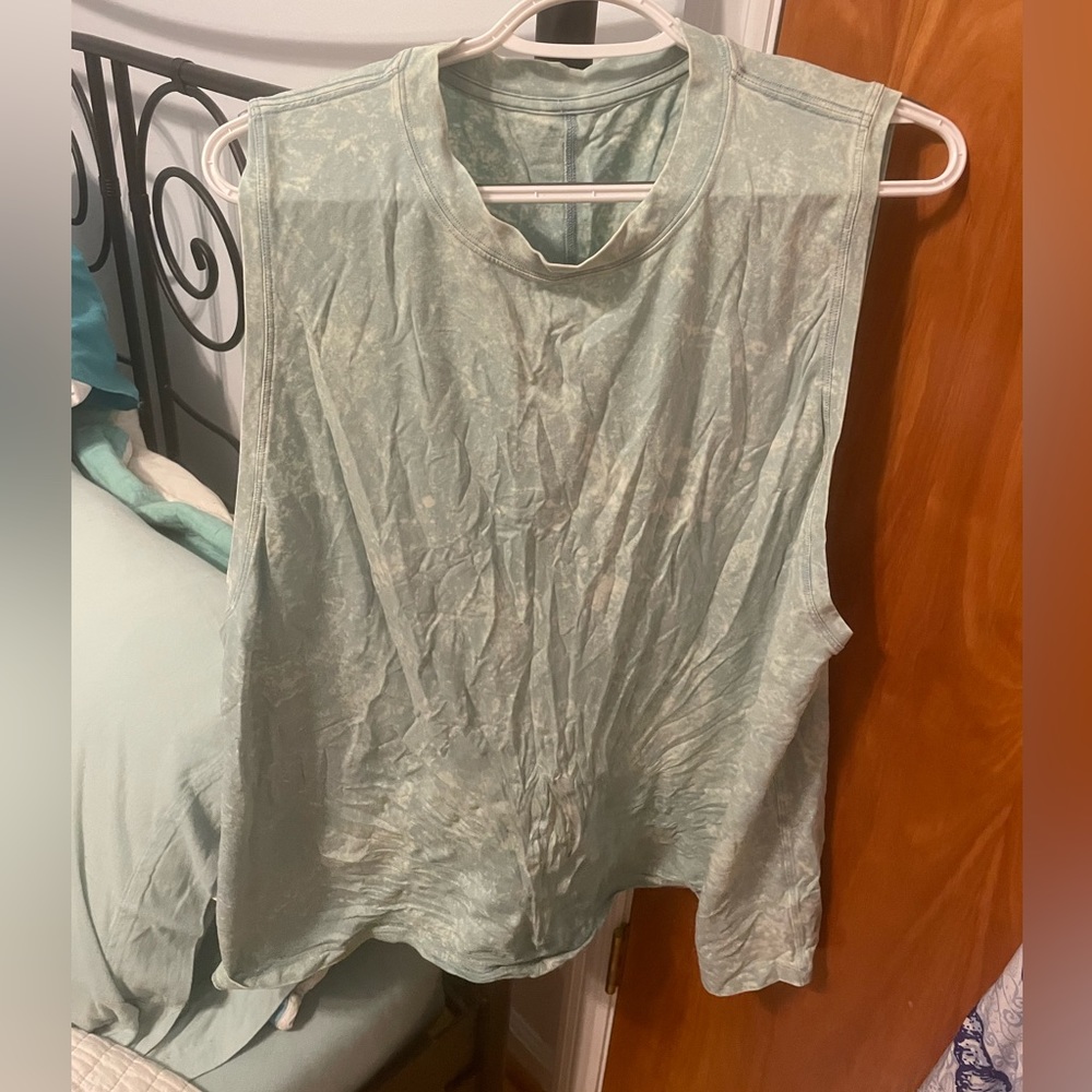 Lululemon muscle tank acid wash